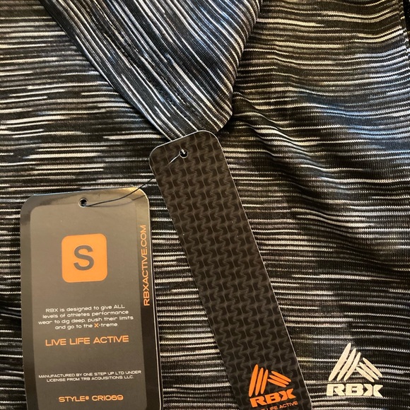 RBX Performance Athletic Top Long Sleeves Running  Live Life Active Space Gray - Picture 14 of 16